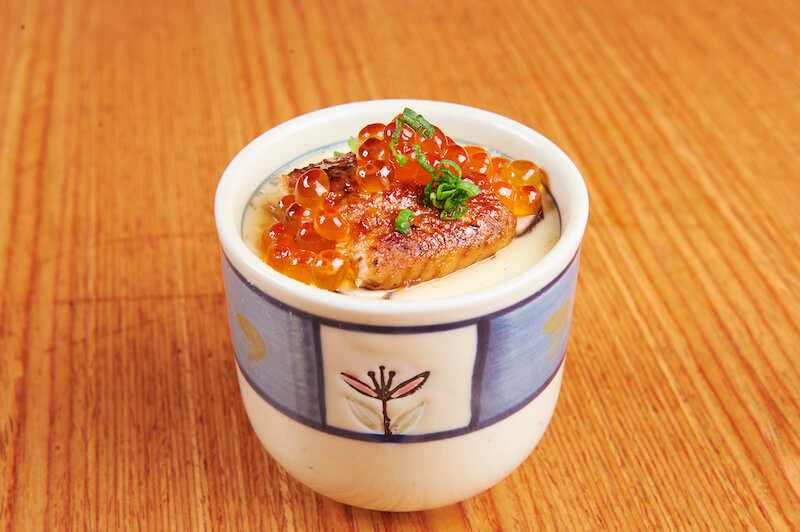 Chawanmushi with Unagi and Ikura. Photo: Tendon Kohaku