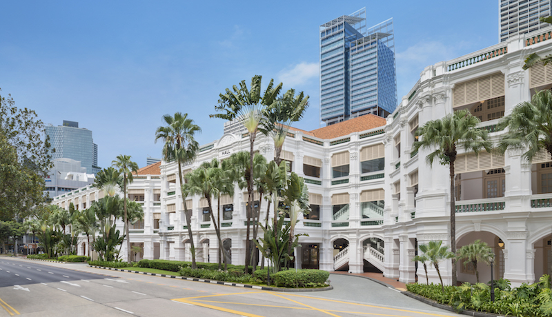 Raffles Arcade exterior. Photo: Raffles Hotel Singapore