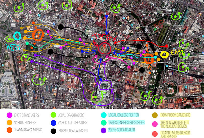 The most recent ‘plan’ posted Saturday. Photo: Ammarin Velocita Songtharak / Facebook