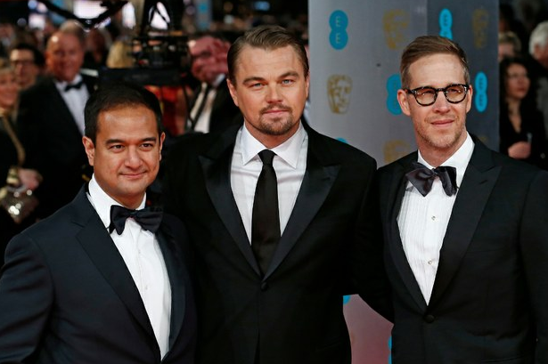 Riza Aziz, Leonardo DiCaprio, and Joey McFarland via AFP