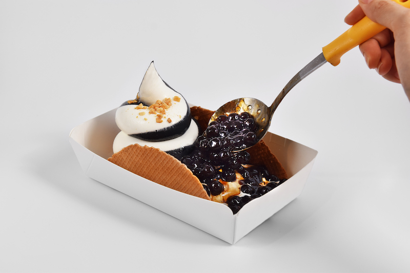 The boba taco softie. Photo: Emma