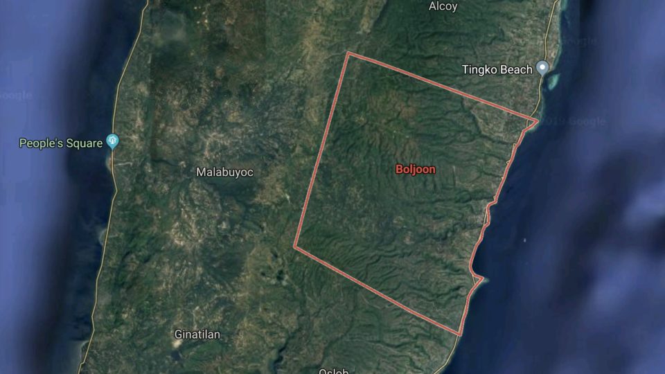 Satellite view of Boljoon, Cebu. (Screenshot: Google Maps)