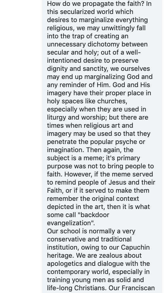 Screenshot: Lourdes School of Mandaluyong/FB. 