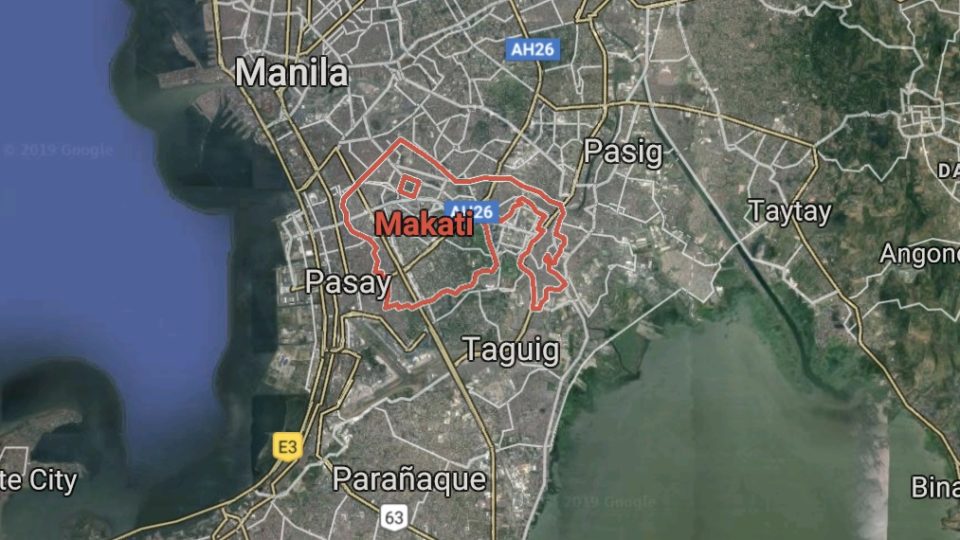 Satellite view of Makati City. (Screenshot: Google Maps)