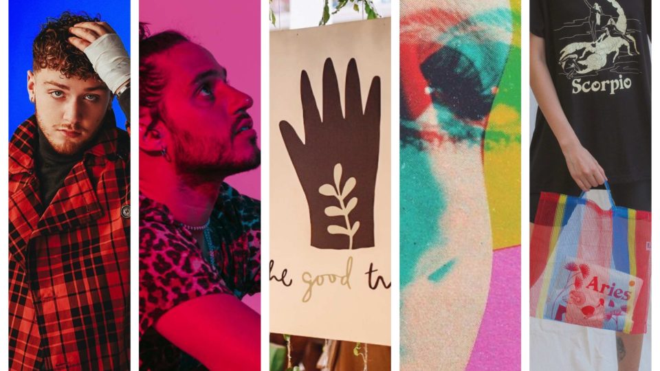 <i> Image composite: Strange Mercy website; Bazzi, Russ, The Good Trade PH, Fits Ya Good/FB. </i> 