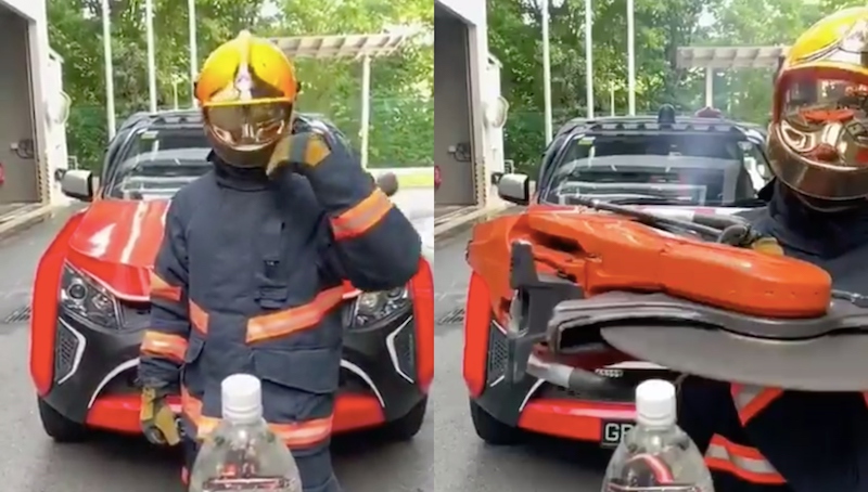 Screengrabs from video