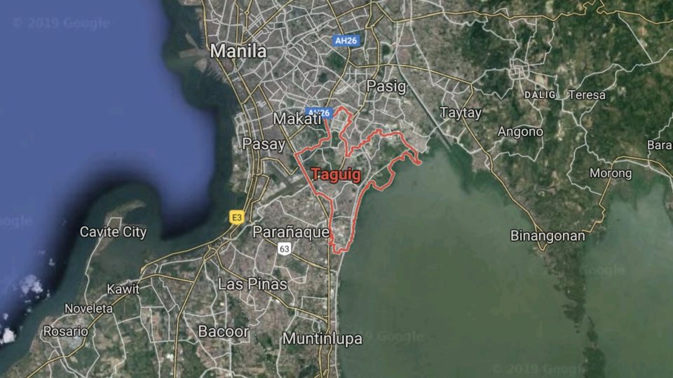 Satellite view of Taguig City. <i> Screenshot: Google Maps. </i>