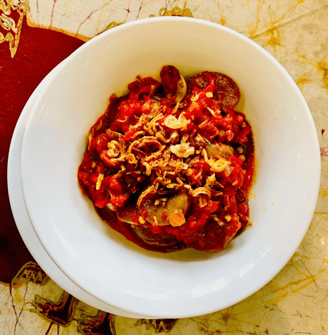 Jengkol balado. Photo: Juliette Yu-Ming Lizeray