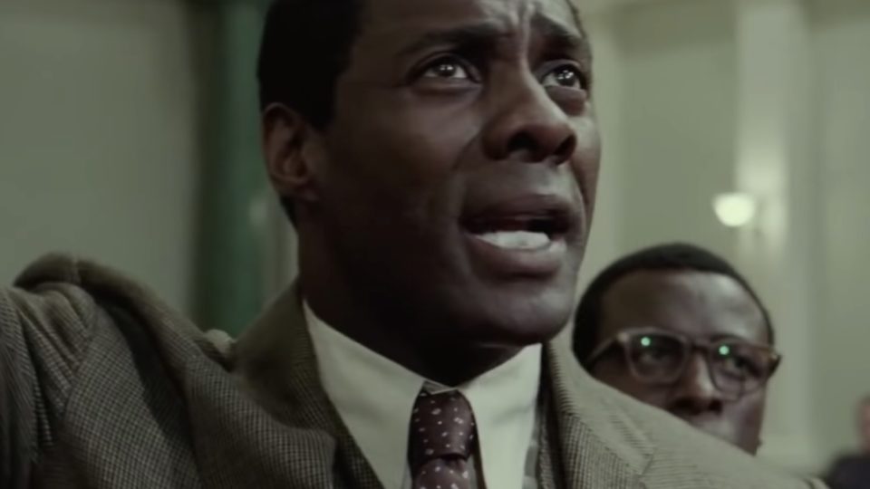 Idris Elba as Nelson Mandela in the biopic ‘Mandela: Long Walk to Freedom’, which will be one of many films being screened over the weekend by Golden Scene. Screengrab via YouTube.