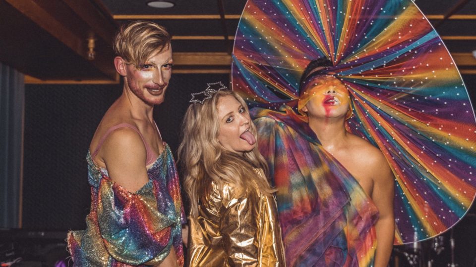 A “Summer of Love”-inspired drag show will take place at Wong Chuk Hang this weekend. <i>Image via Facebook/Dragjam</i>