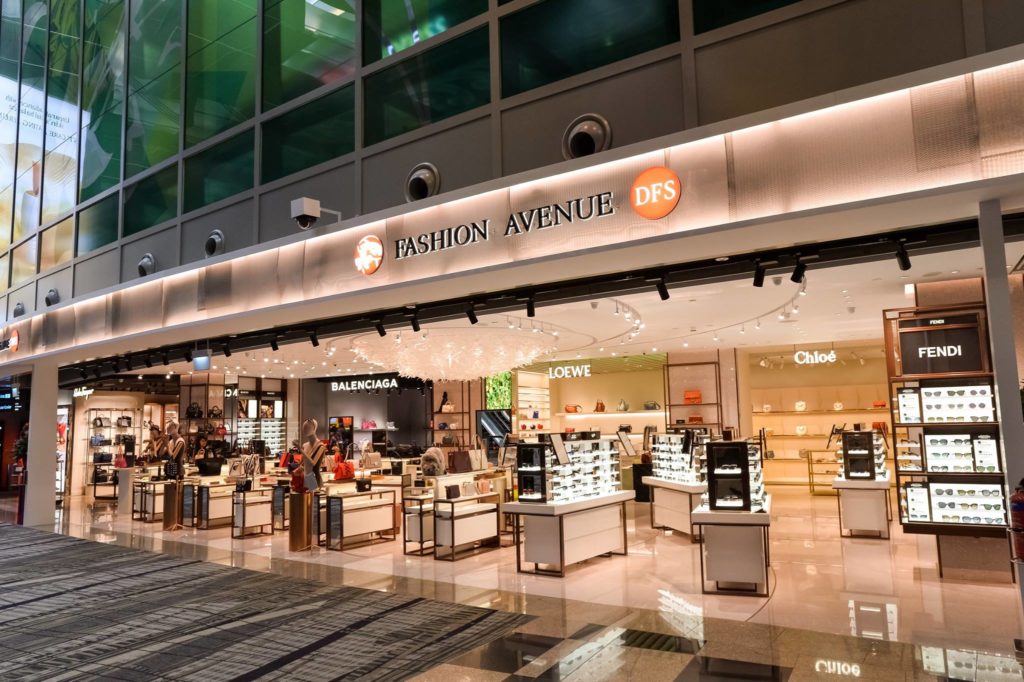 DFS Group's fashion outlet at Changi Airport. (Photo: DFS, Singapore Changi Airport/fb)