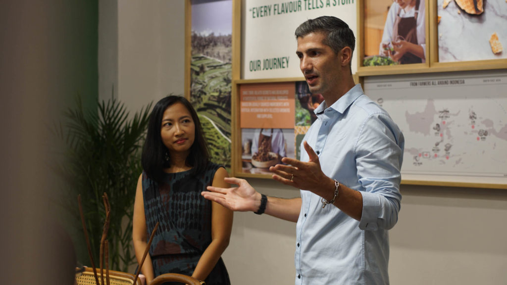 Gelato Secrets’ founders, Maria Indah and Gregory Lentini. Photo: Gelato Secrets