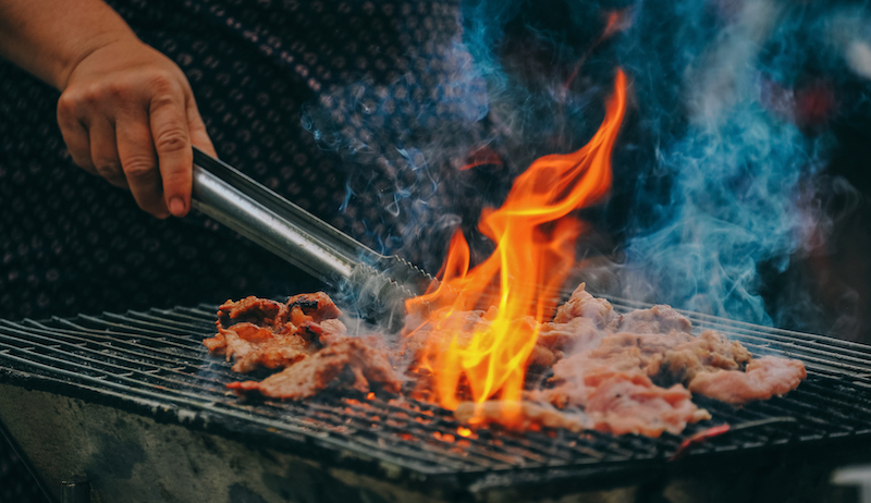 Jam at Siri House’s backyard BBQ action. Photo: Siri House