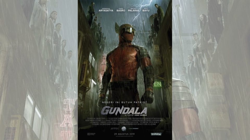 Poster for superhero flick ‘Gundala’, written and directed by Joko Anwar. Photo: Instagram/@jokoanwar