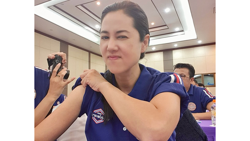 Palang Pracharath Party’s Ratchaburi MP Parina Kraikup. Photo: Parina Kraikup / Facebook
