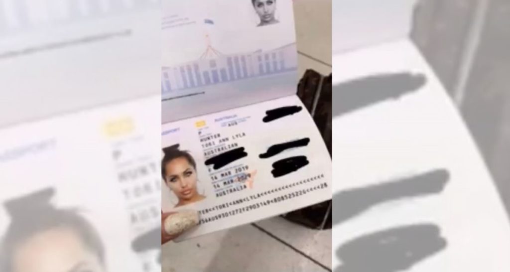 A screengrab of the video Hunter posted on Instagram, which has since been deleted.