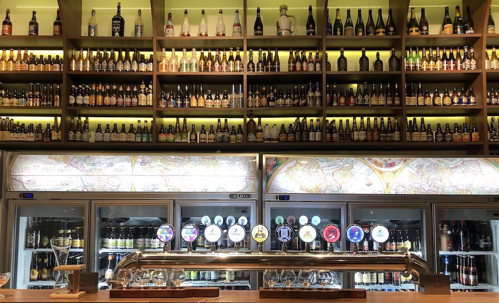 The bar at Atlas Beer Collector. Photo: Coconuts Media