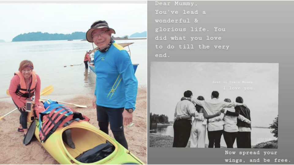 Instagram posts by Louis Pang, son of deceased Singaporean kayaker Puah Geok Tin. (Photo: Louis Smile/IG)