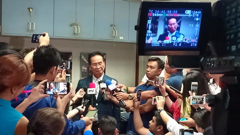 Salvador Panelo. Photo: Office of the Presidential Spokesperson FB