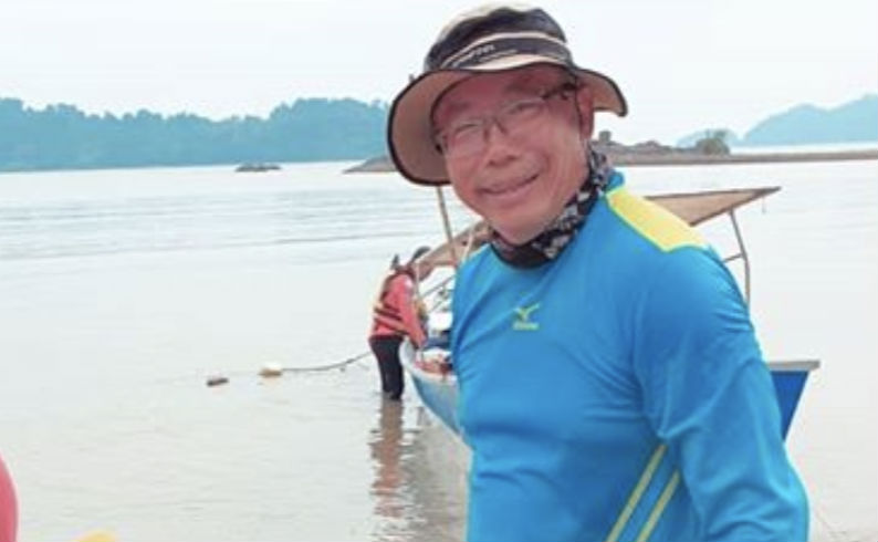 Singaporean kayaker Tan Eng Soon. (Photo: Louis Pang/ig)