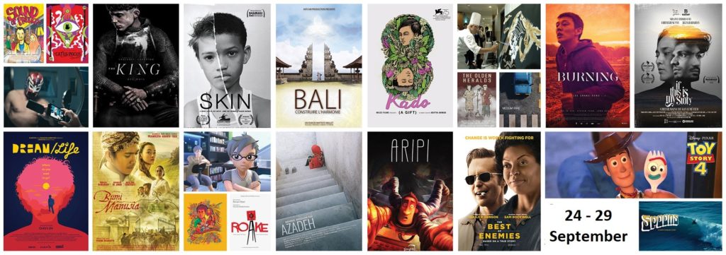 A poster featuring some of the titles that will screen at the 2019 Balinale. Photo: Balinale