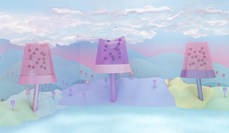 Artist impression of Blue Coral Utapioca. Photo: The Bubble Tea Factory