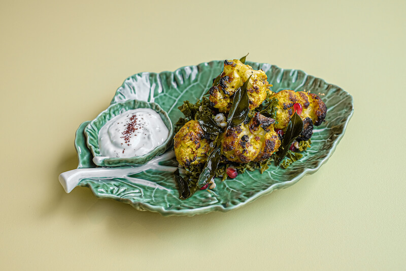 Tandoor cauliflower. Photo: Como Cuisine