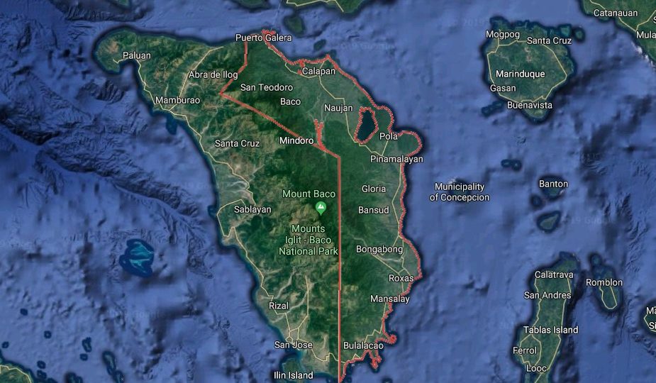 Oriental Mindoro map. <i>Photo: Google maps</i>