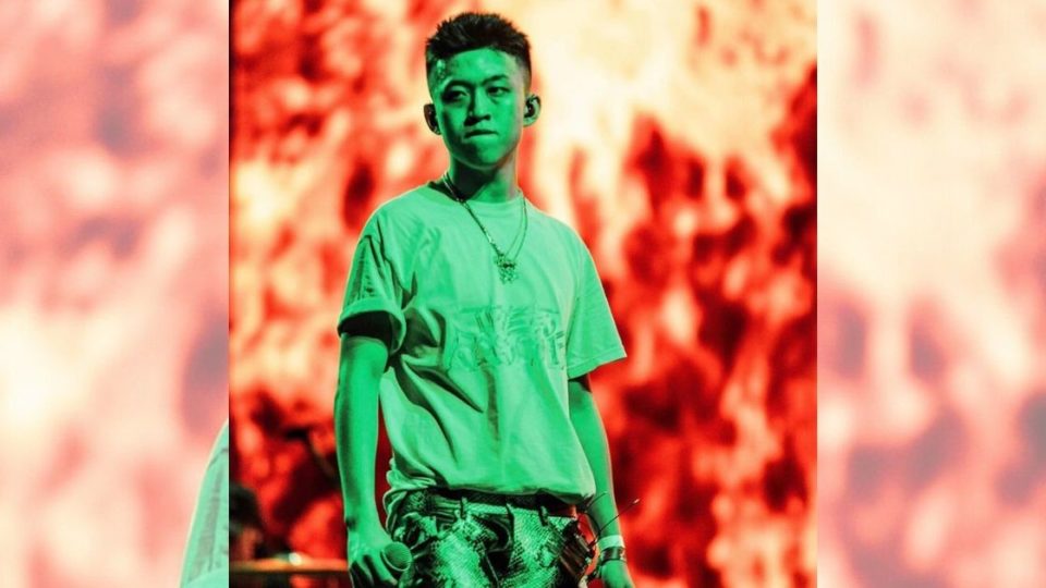 Indonesian rapper Brian Imanuel Soewarno AKA Rich Brian performing at his label 88rising’s Head in the Clouds Festival in LA, Aug 17. Photo: Instagram/@brianimanuel