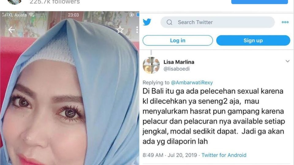 Balinese designer Niluh Djelantik took issue with Lisa Marlina’s tweet and posted it on her Instagram account. Screenshot: Niluh Djelantik / Instagram 