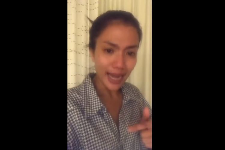 Indonesian celeb Tiga Setia Gara. Photo: Video screengrab