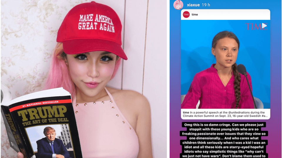 Screenshots: Xiaxue / (R) Reddit, (L) Instagram