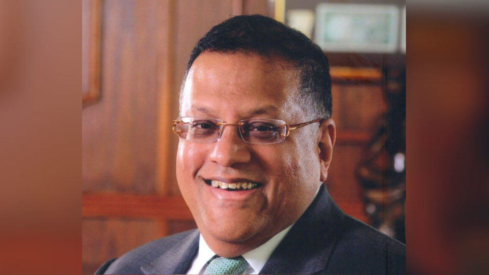 Sri Lanka’s ex-central bank chief Arjuna Mahendran. (Photo: Arjuna Mahendran/fb)