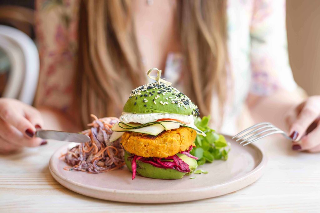Avobar's Avo Bun Burger. Photo via Voltage PR.