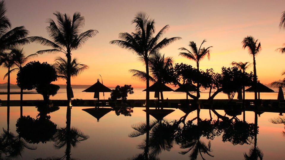 File photo of a sunset scene in Bali. Photo: Pixabay