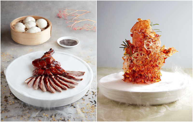 The two duck dishes. Photo: Grand Shanghai