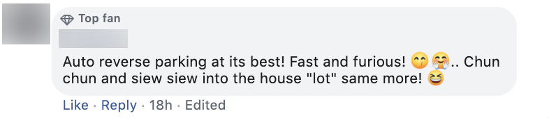 Comment on video of van moving backward. 