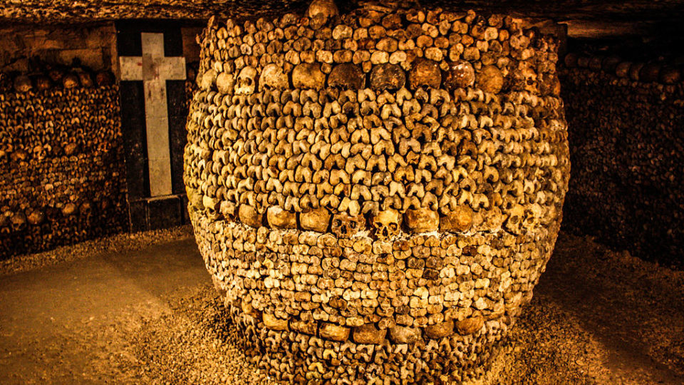 Catacombs of Paris. Photo: Wikimedia Commons