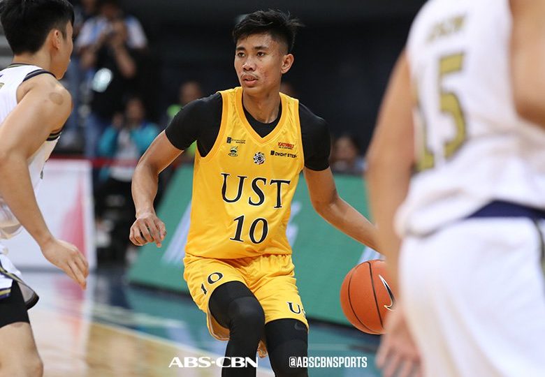 University of Santo Tomas player Rhenz Abando. <i>Photo: ABS-CBN Sports</i>