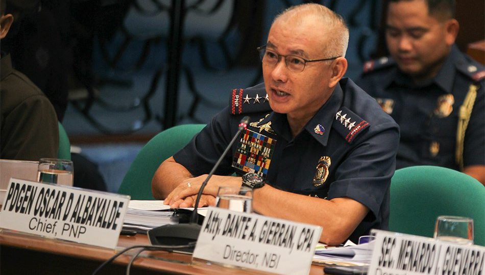 Former Philippine National Police chief Oscar Albayalde. <i>Photo: ABS-CBN News</i>