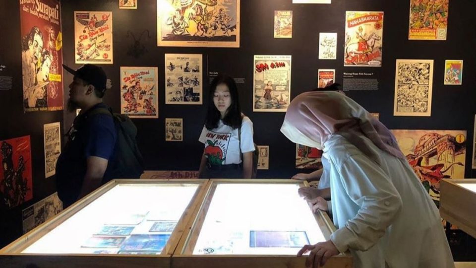 ‘Komik Itu Baik’ exhibition at Dia.Lo.Gue art space in Kemang. Photo: Instagram/@dialogue_arts