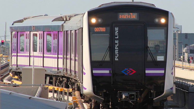 A MRT Purple Line train. Photo: RSA / Wikimedia Commons