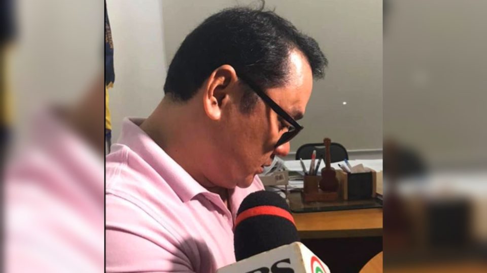 Mayor David Navarro. <i>Photo: ABS-CBN News</i>