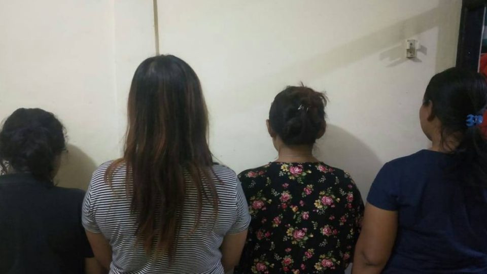 Police in the Sukawati sub-district of Gianyar arrested four women for the alleged theft. Photo: Polsek Sukawati / Facebook
