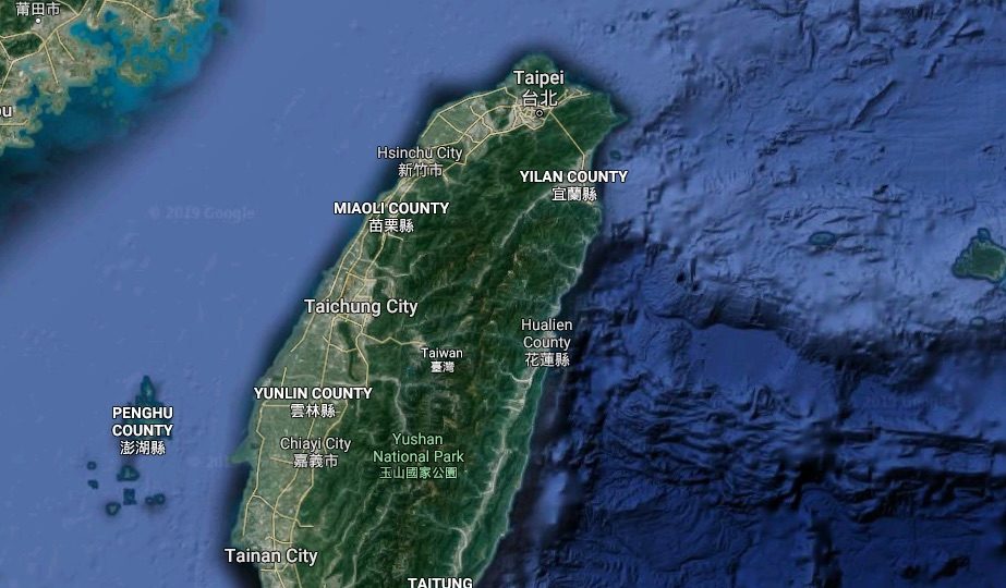 Taiwan map. <i>Photo: Google maps</i>