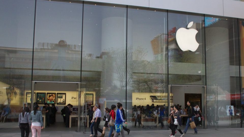 An Apple Store in Beijing. Photo via Flickr/Tuchodi.