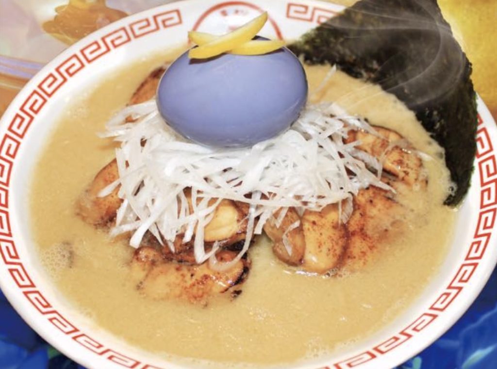 Tenno Ramen's Blue Object Ramen. Photo via Facebook.