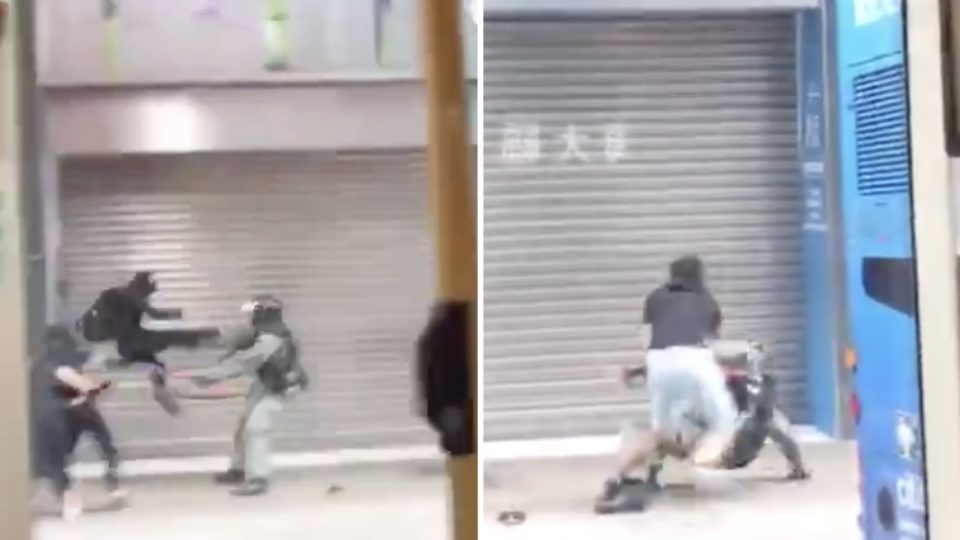 Screengrab via Twitter video.