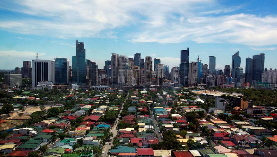The Makati business district. <i>Photo: ABS-CBN News</i>