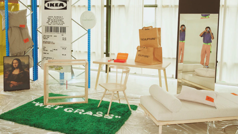 The Ikea x Virgil Abloh Markerad collection. Photo: Ikea